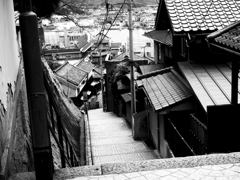 白黒、尾道。