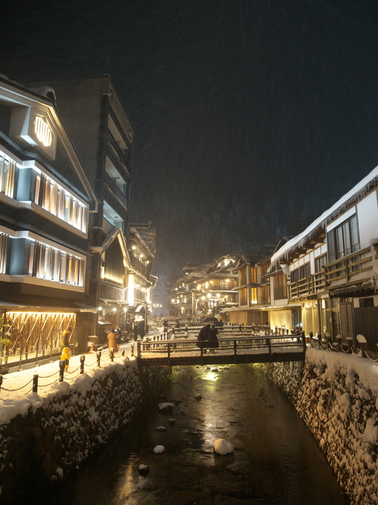 銀山温泉の夜