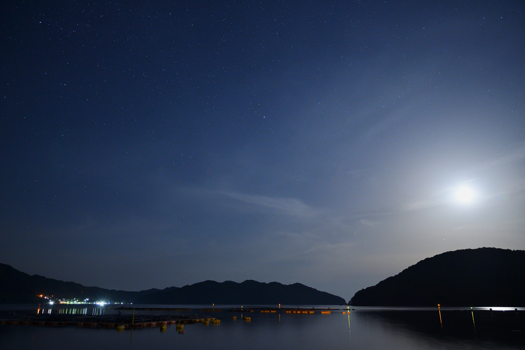 月夜に