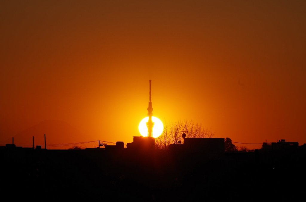 夕景－スカイツリー