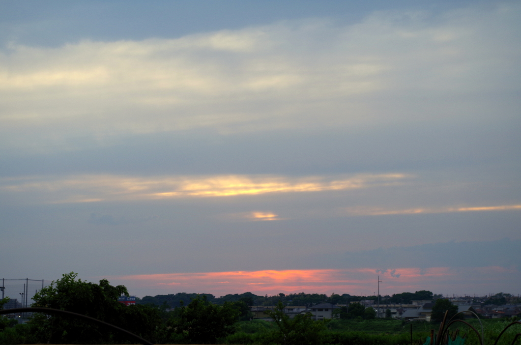 夕方に・・・