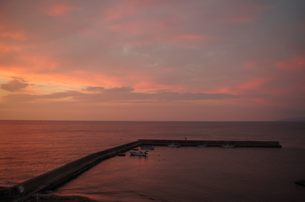 夕方の海－２