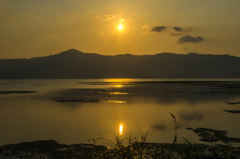0146-琵琶湖夕景