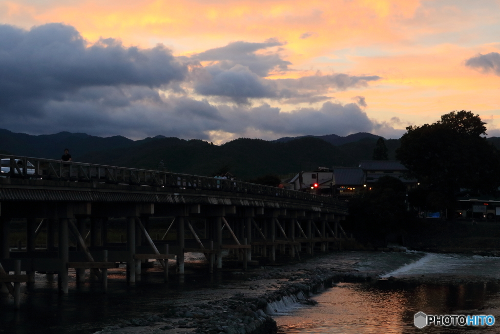 今日の夕景色