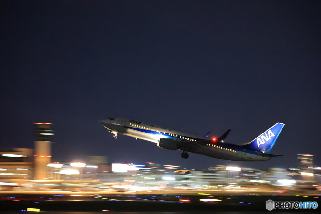 夜空へ向けて