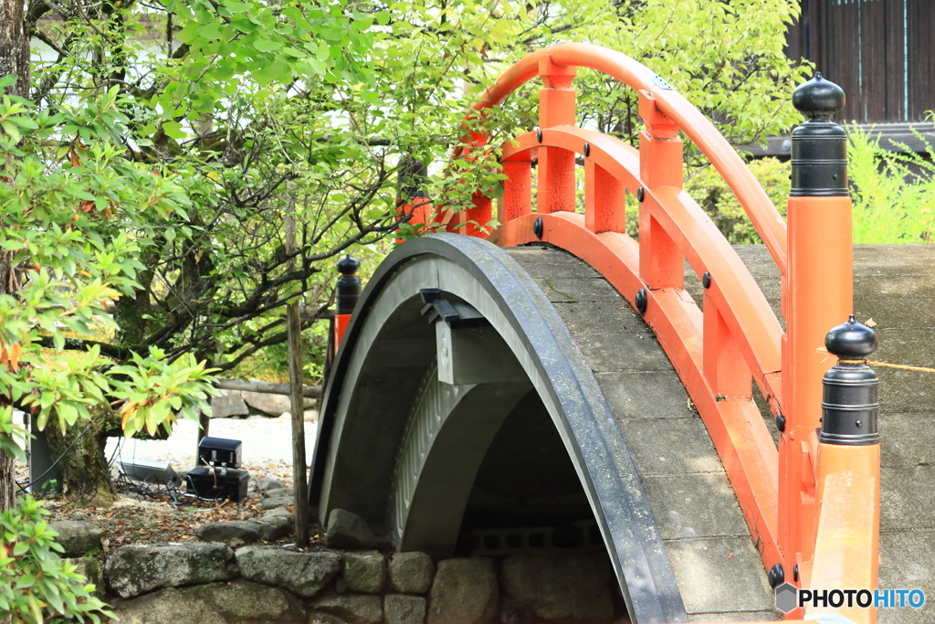 下賀茂神社・輪橋(反り橋)