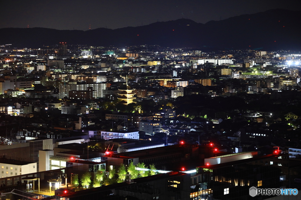 京都タワーから見る夜景 #1