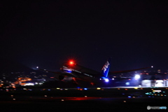 飛行機夜景#1