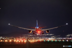 夜の空港