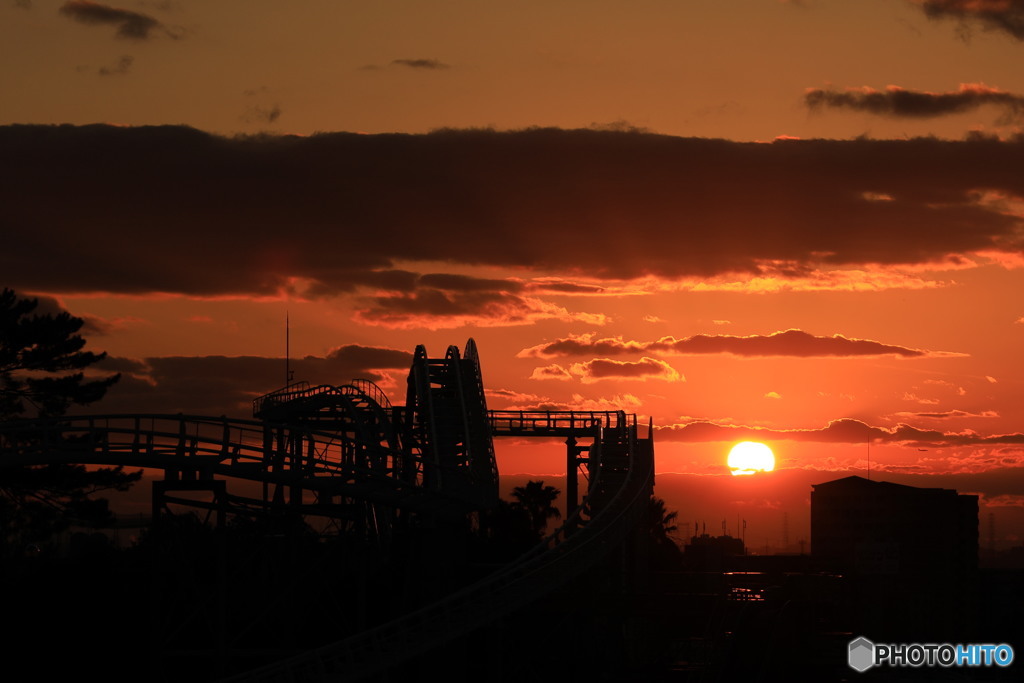 沈む夕陽
