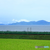 琵琶湖と普通列車
