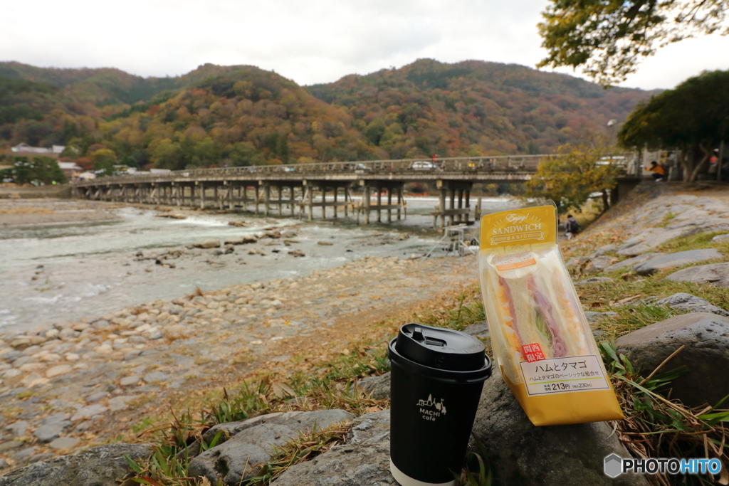 今日の嵐山 そして今日の朝ごはん