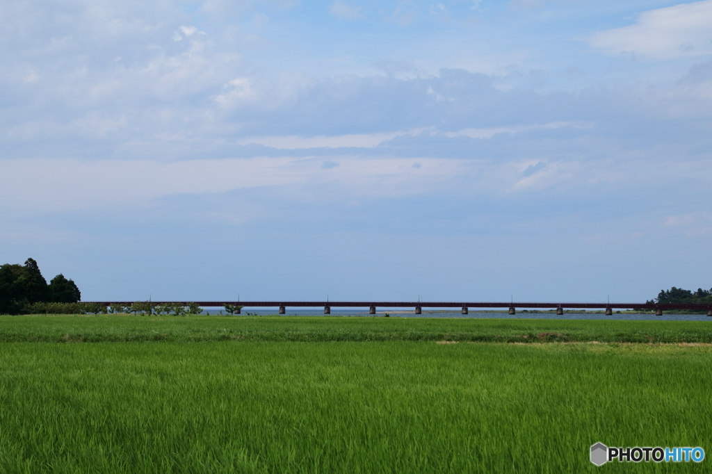 由良川橋梁 遠景