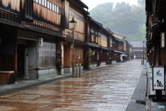 雨の茶屋街