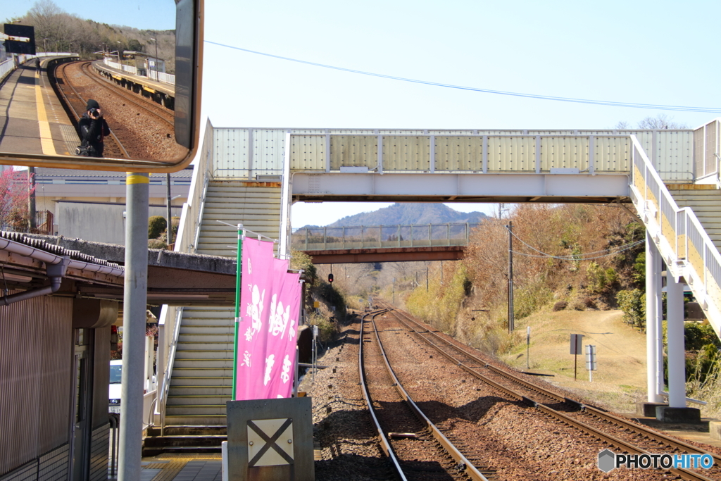 列車待ちの間に