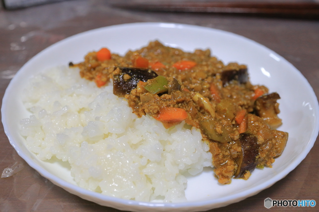 お手製キーマカレー