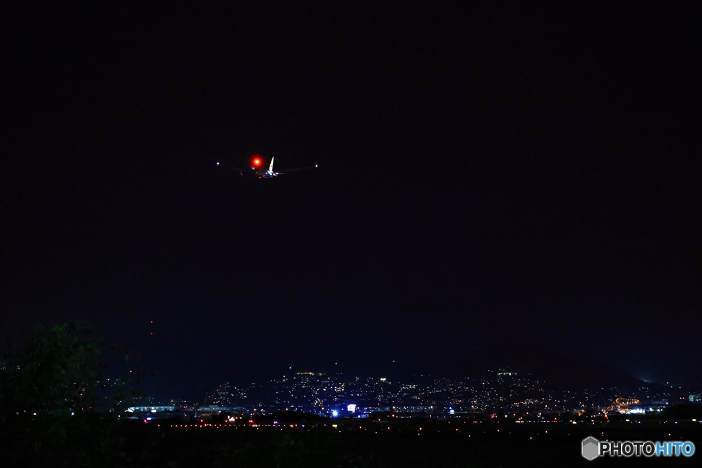 飛行機夜景#3