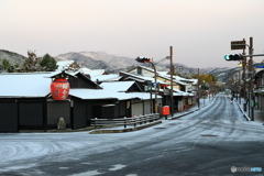 雪が止んで