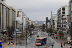 姫路駅から見る姫路城