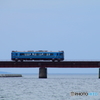 由良川橋梁とローカル列車
