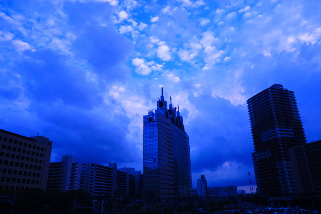お盆の夕刻