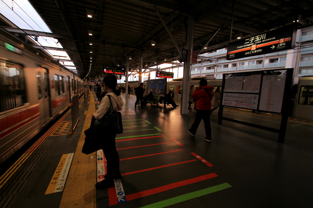 電車待ち