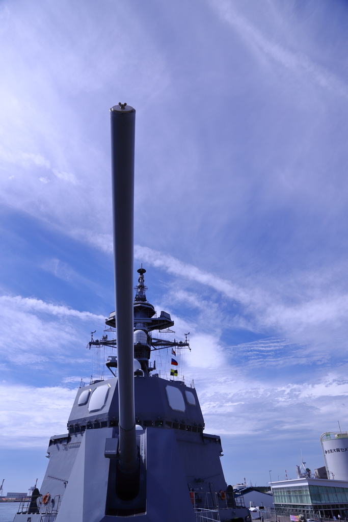 空に向かって