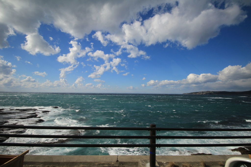 青い空。青い海。