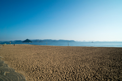 砂浜を独り占め（渋川海水浴場）