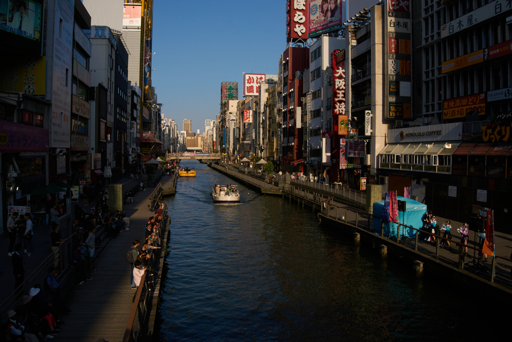 道頓堀 夕景