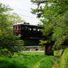 新緑の夙川鉄橋