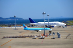 初の飛行機撮影