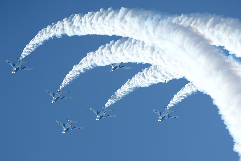 静浜基地航空祭2017　ブルーインパルス