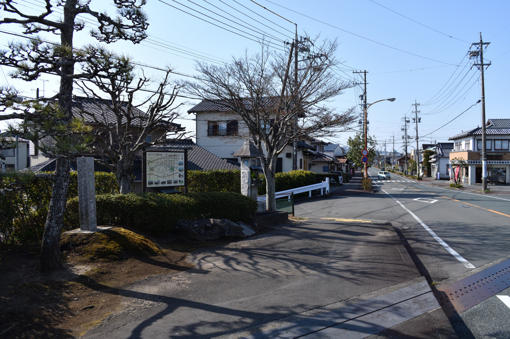 掛川宿　東の外れ