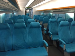 上海　上海トランスラピッド　車内