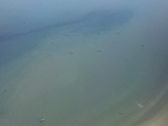 ANA 中部-上海　着陸前