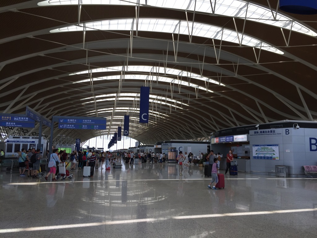 上海浦東空港　第二ターミナル