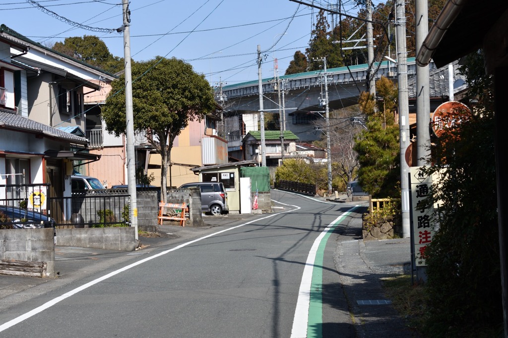 日坂宿　西の外れ