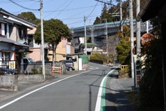 日坂宿　西の外れ