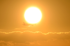 セントレアの夕日