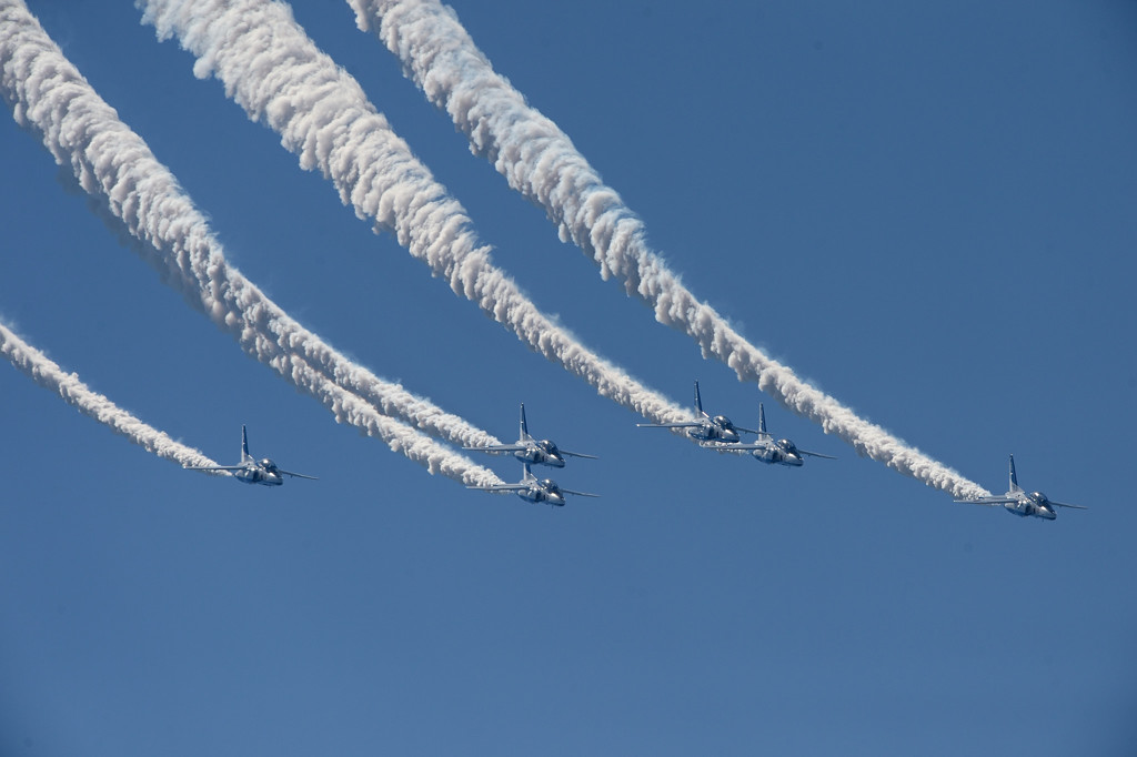 静浜基地航空祭2017 ブルーインパルス予行
