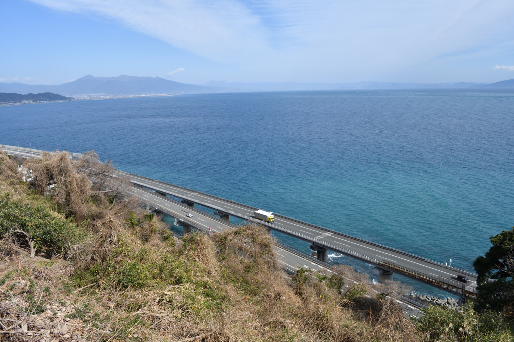 東海道　薩埵峠