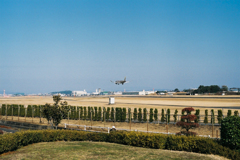 フィルムカメラで飛行機