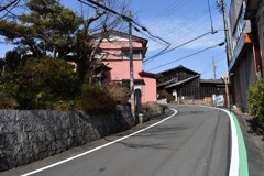 日坂宿内へ
