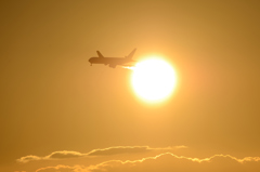 セントレアの夕日