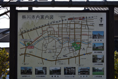 掛川宿　東の外れ　案内図