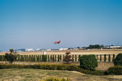 フィルムカメラで飛行機