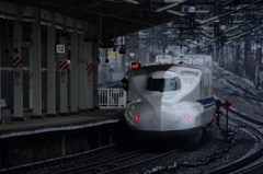 東海道新幹線　米原駅にて