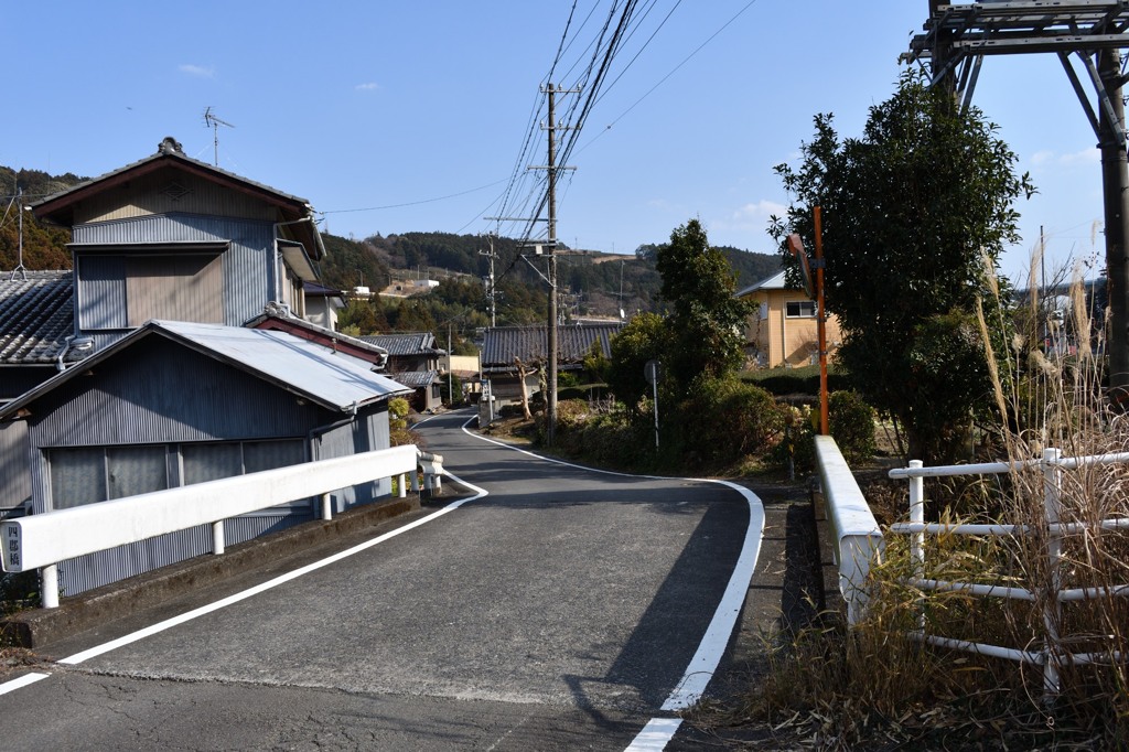 間の宿　菊川　西の外れ