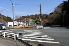 日坂宿への分岐点